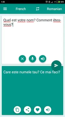 French-Romanian Translator android App screenshot 1